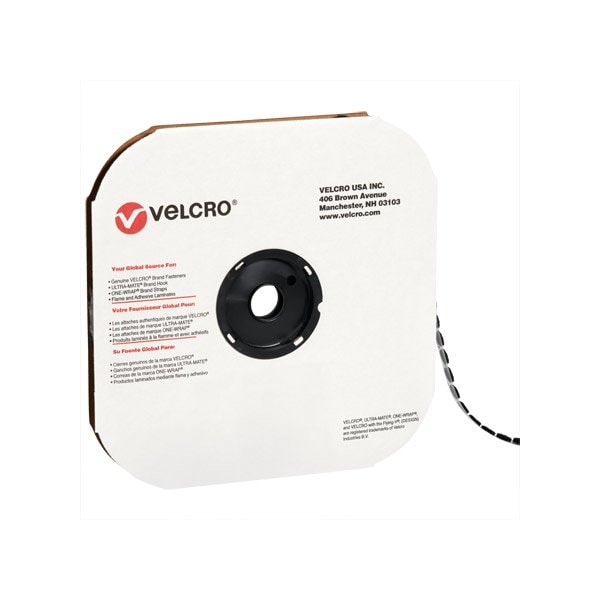 Velcro Brand 1/2'' - Loop - Black VELCRO Brand Tape - Individual Dots, 1440PK BUY00016407 - main